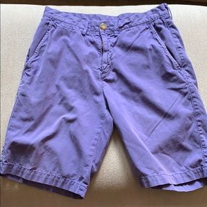Johnnie O purple khaki shorts.